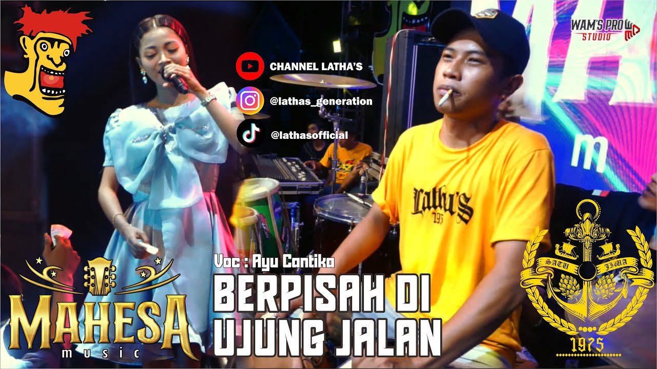 AYU CANTIKA - SAYUP - SAYUP KU MENDENGAR || COVER [MAHESA MUSIC] LIVE PERFOM LATHA'S 2024 ||