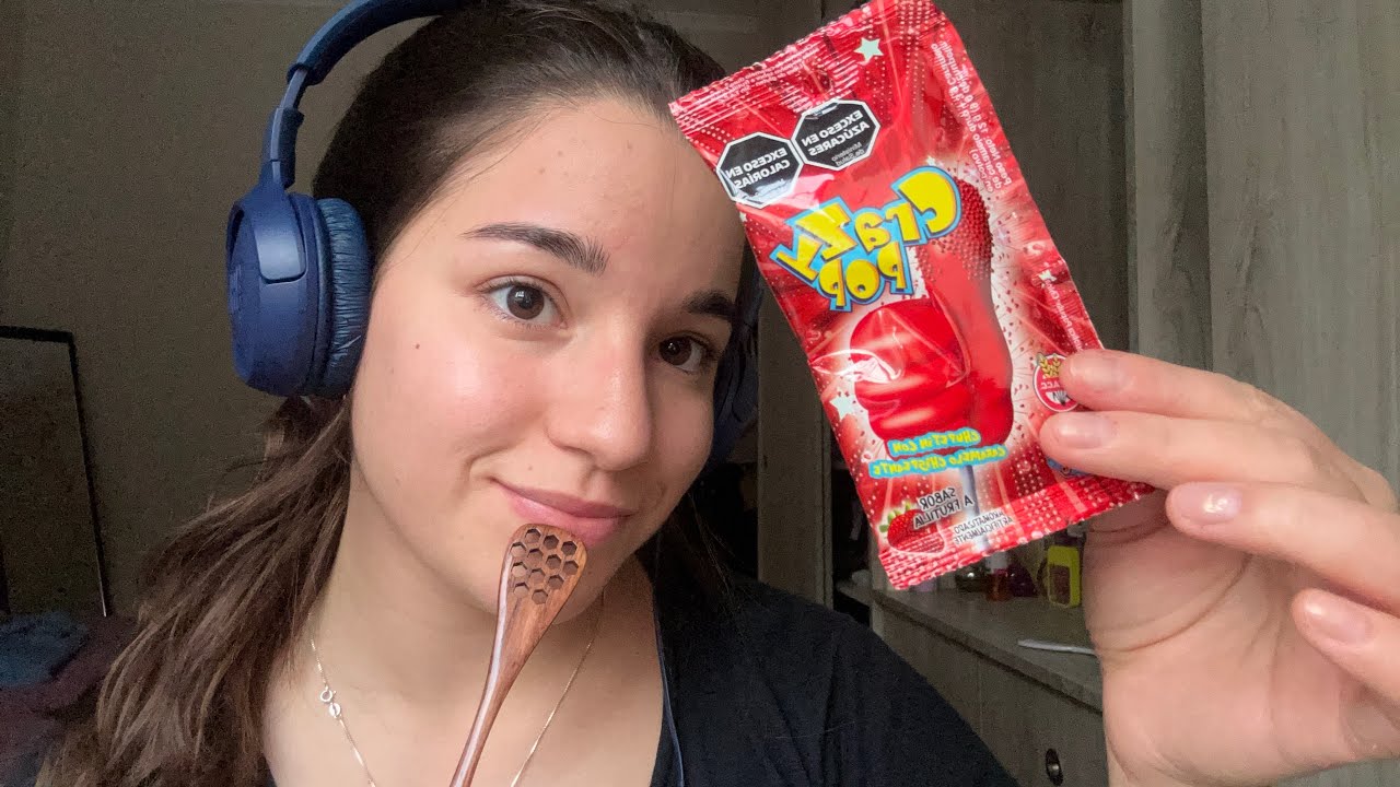 ASMR MOUTH SOUNDS CUCHARITA & POPPING CANDY
