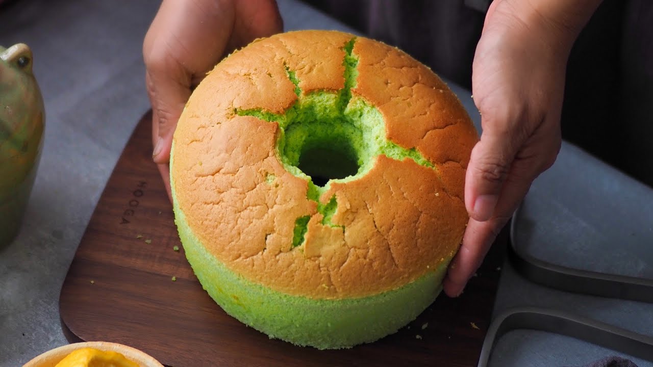 The Best Pandan Chiffon Cake #homemade Pandan Extract