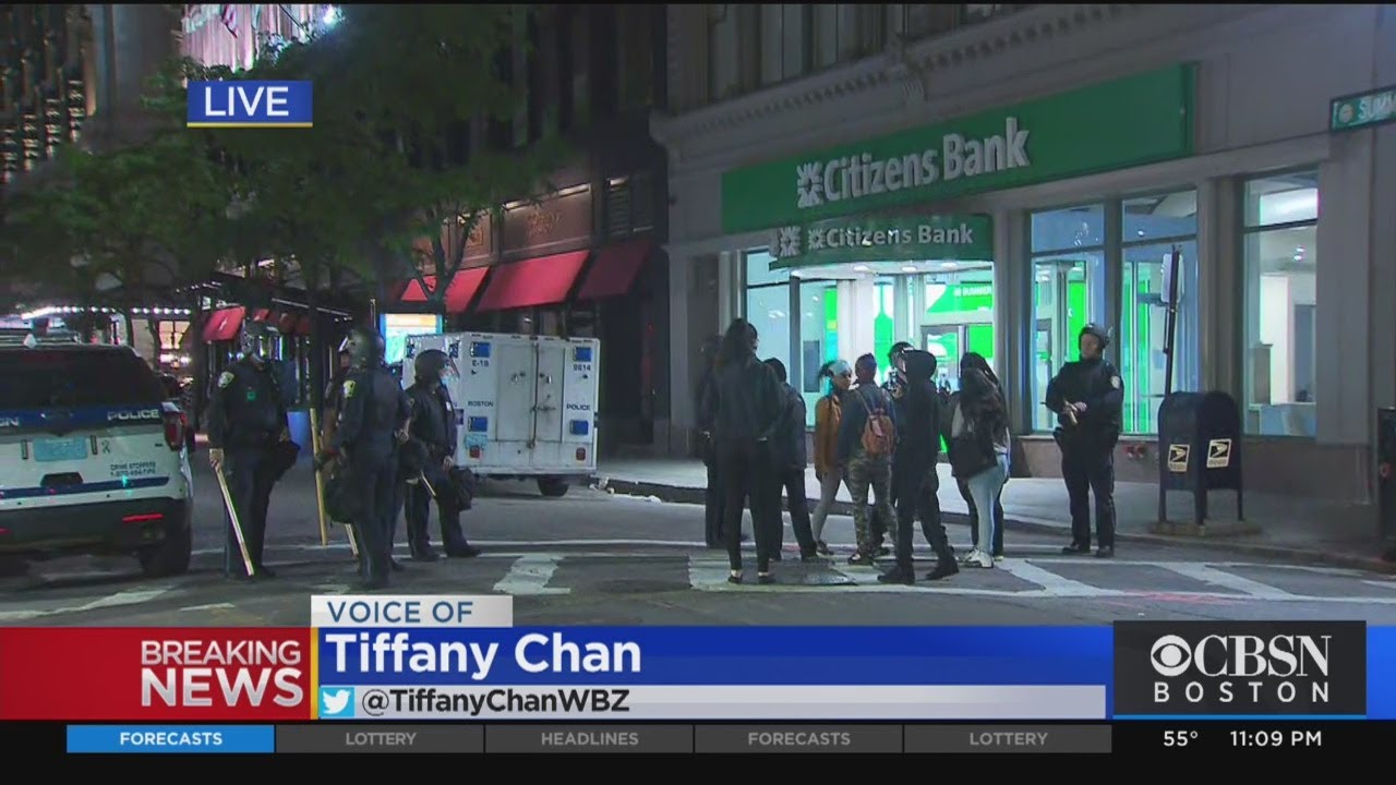 Looting, Violence Takes Over After Peaceful March To Massachusetts State House