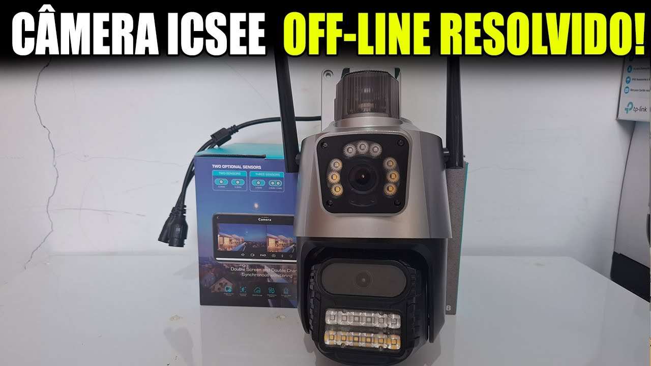 CÂMERA ICSEE OFFLINE OU DESCONECTADA? APRENDA A RESOLVER DE VEZ!