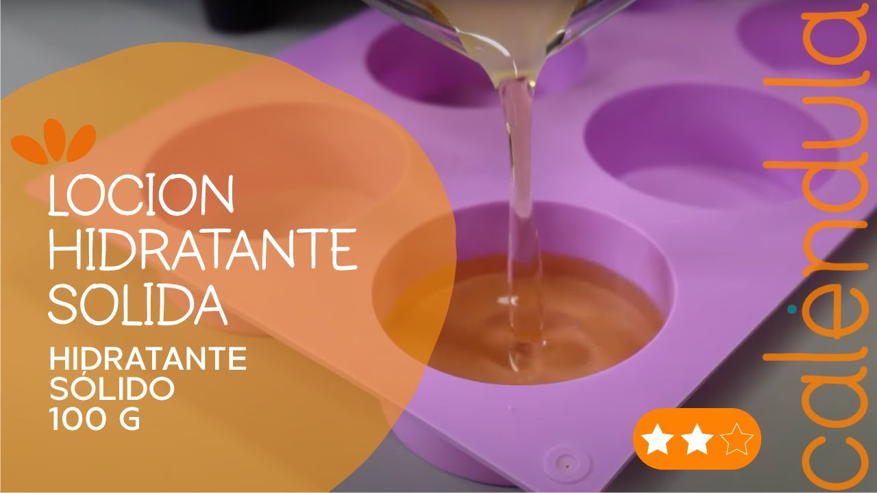 Loción hidratante sólida