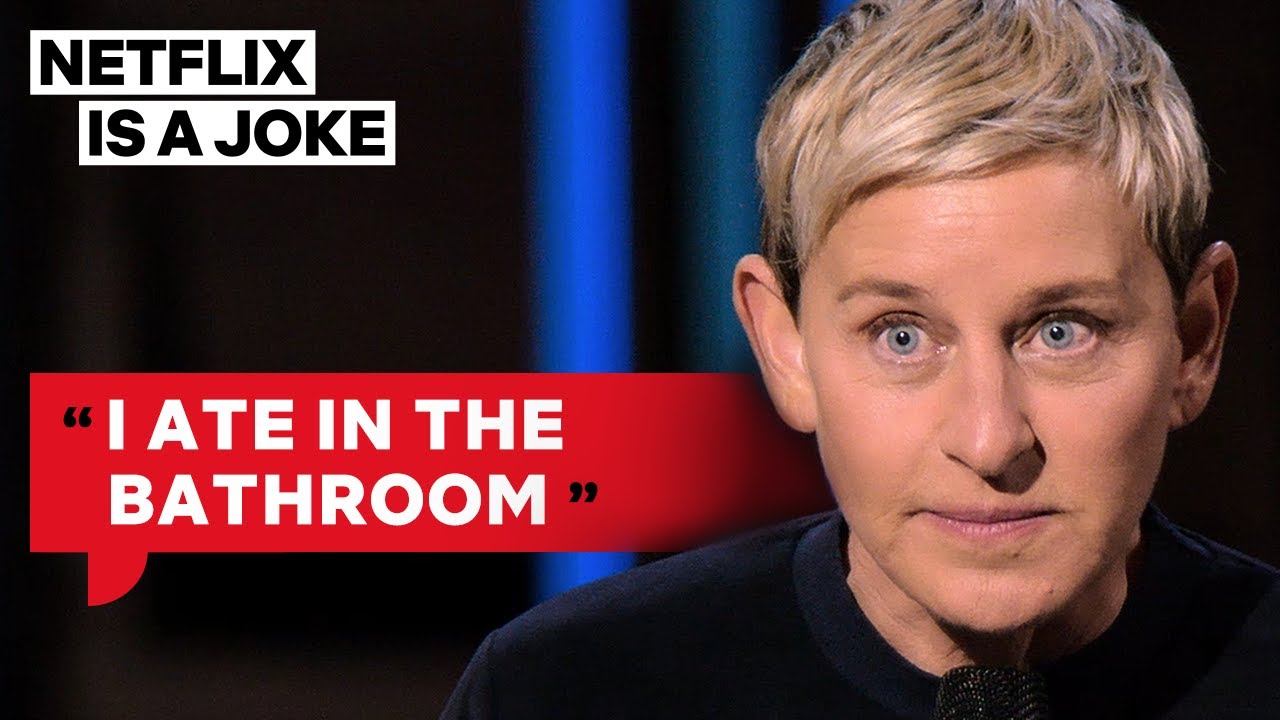 Ellen Degeneres Gets Anxiety In Restaurants | Netflix Is A Joke