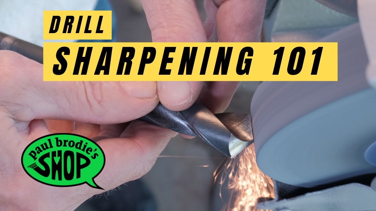 How to sharpen your drill bits // Paul Brodie's Shop