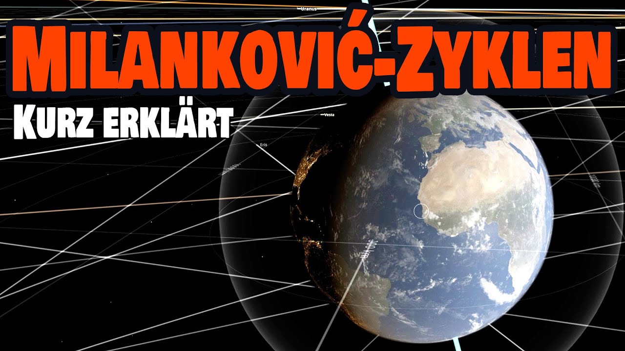 Milanković-Zyklen kurz erkl&auml;rt