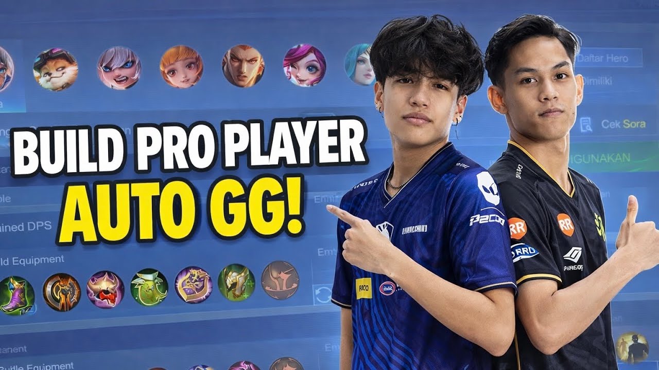 CARA SETTING BUILD HERO ALA PRO PLAYER MOBILE LEGENDS‼️😱🔥