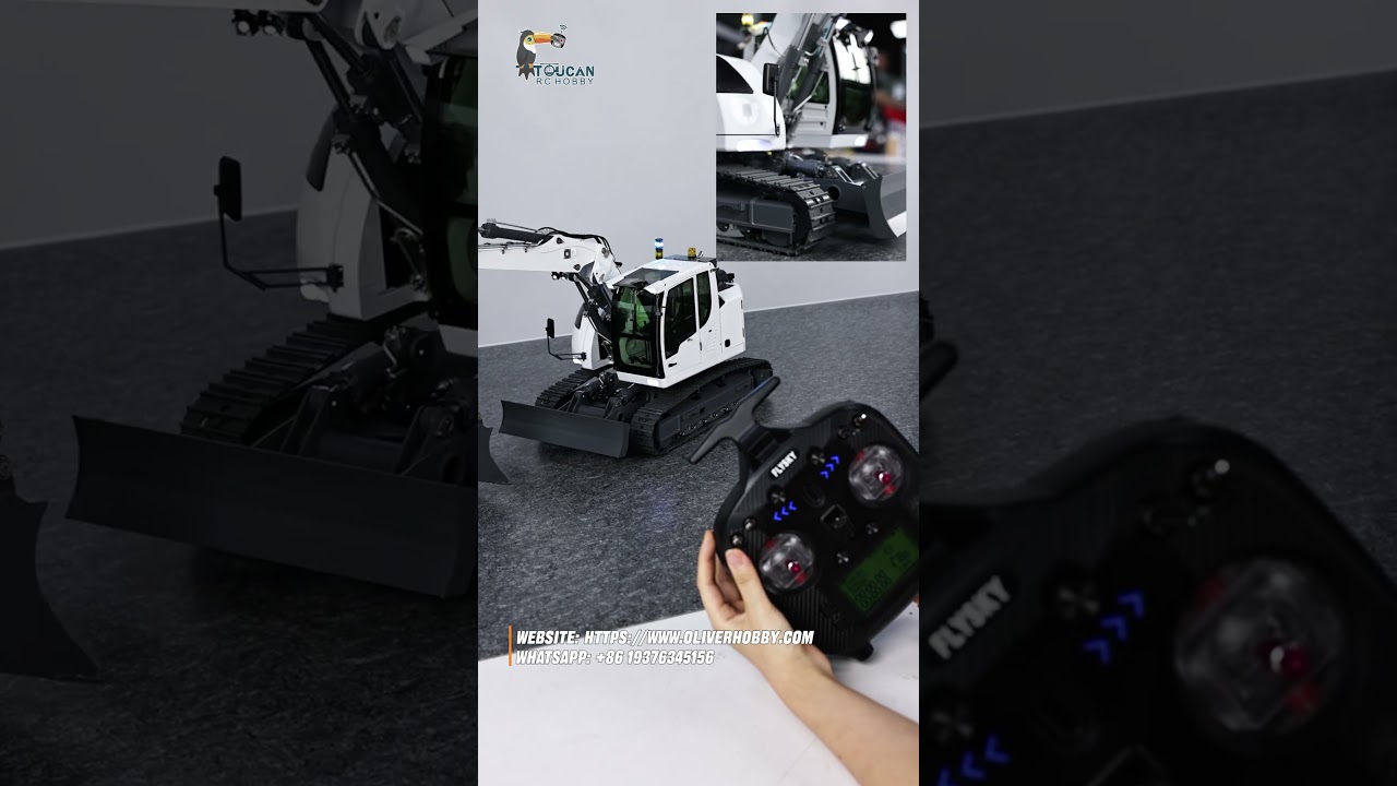 1/14 Scale 914 5-ways RC Hydraulic Excavator#rc #rcmodel #excavator #rcconstruction