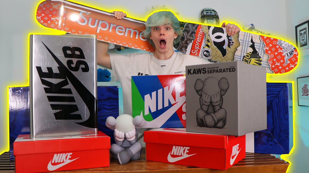 Unboxing a $6000 Sneaker Streetwear HAUL! (Special Edition Nike Dunk)
