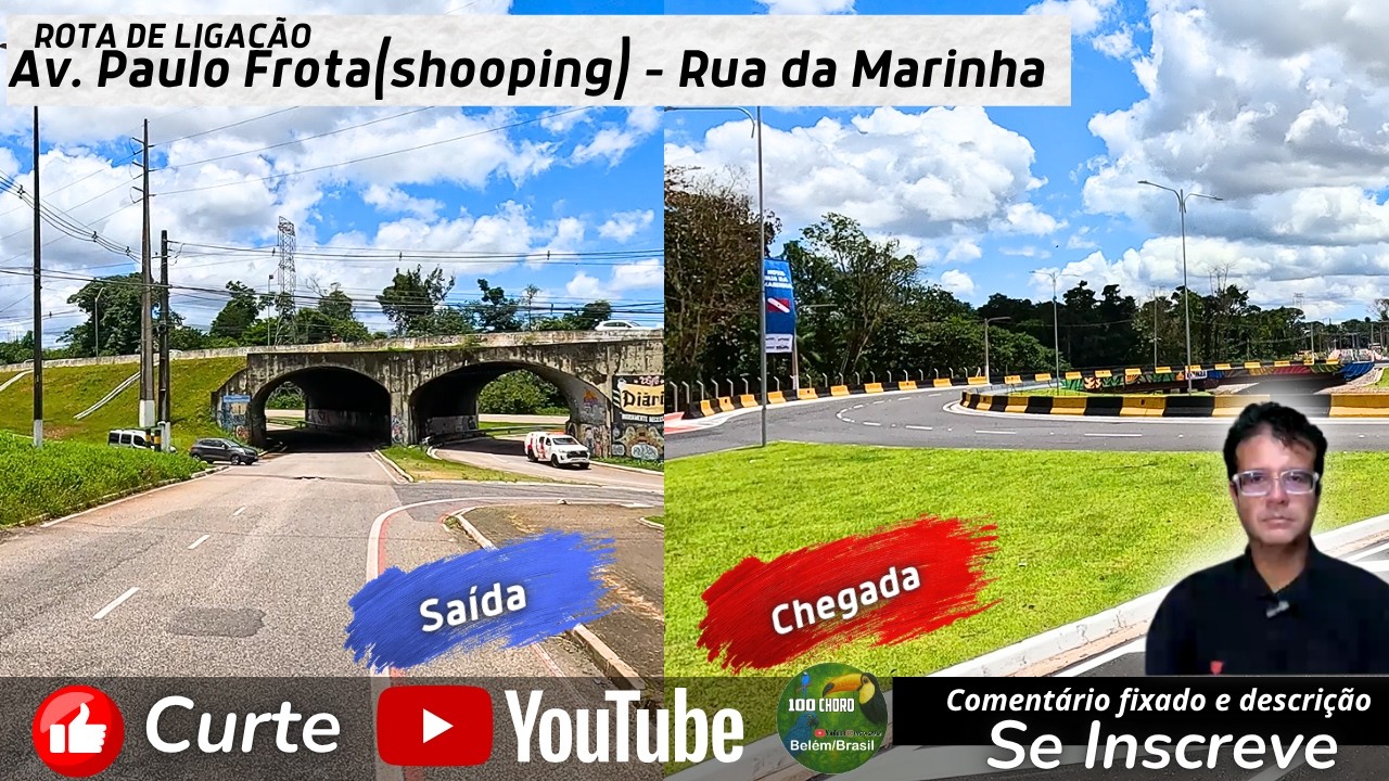 ROTA entre Shopping, Av. Paulo Frota, Rod. Augusto Montenegro - Rua da Marinha/Marambaia.