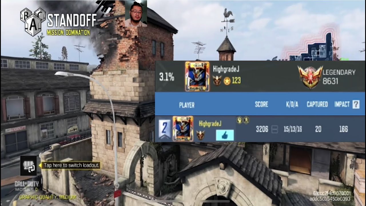 CoD Mobile Legendary Rank - Domination Standoff