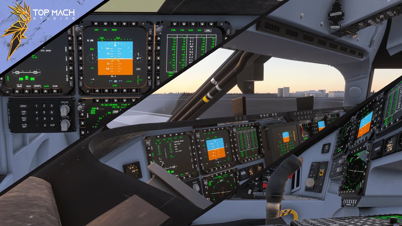 Top Mach Studios B-2A Spirit Tutorial Series #2 - Avionics Walkthrough