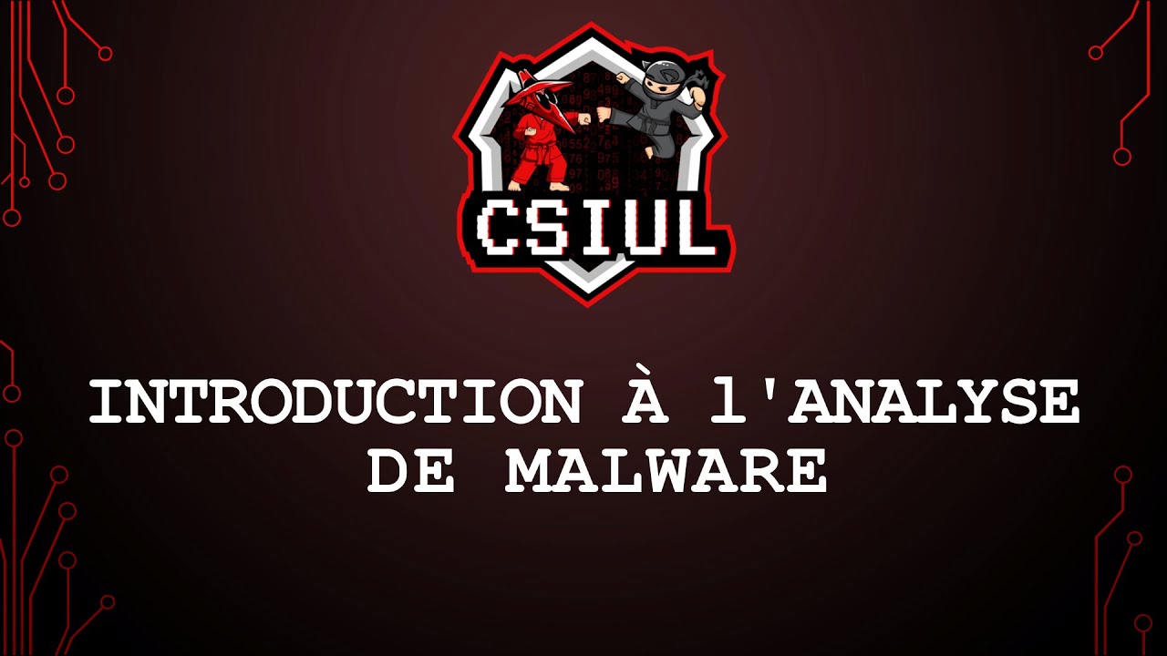 Introduction à l'analyse de Malware - Hiver 2025