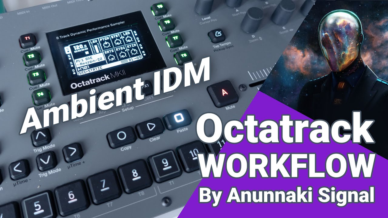 Octatrack tutorial workflow! creating ambient idm pattern from scratch! #octatracktutorial