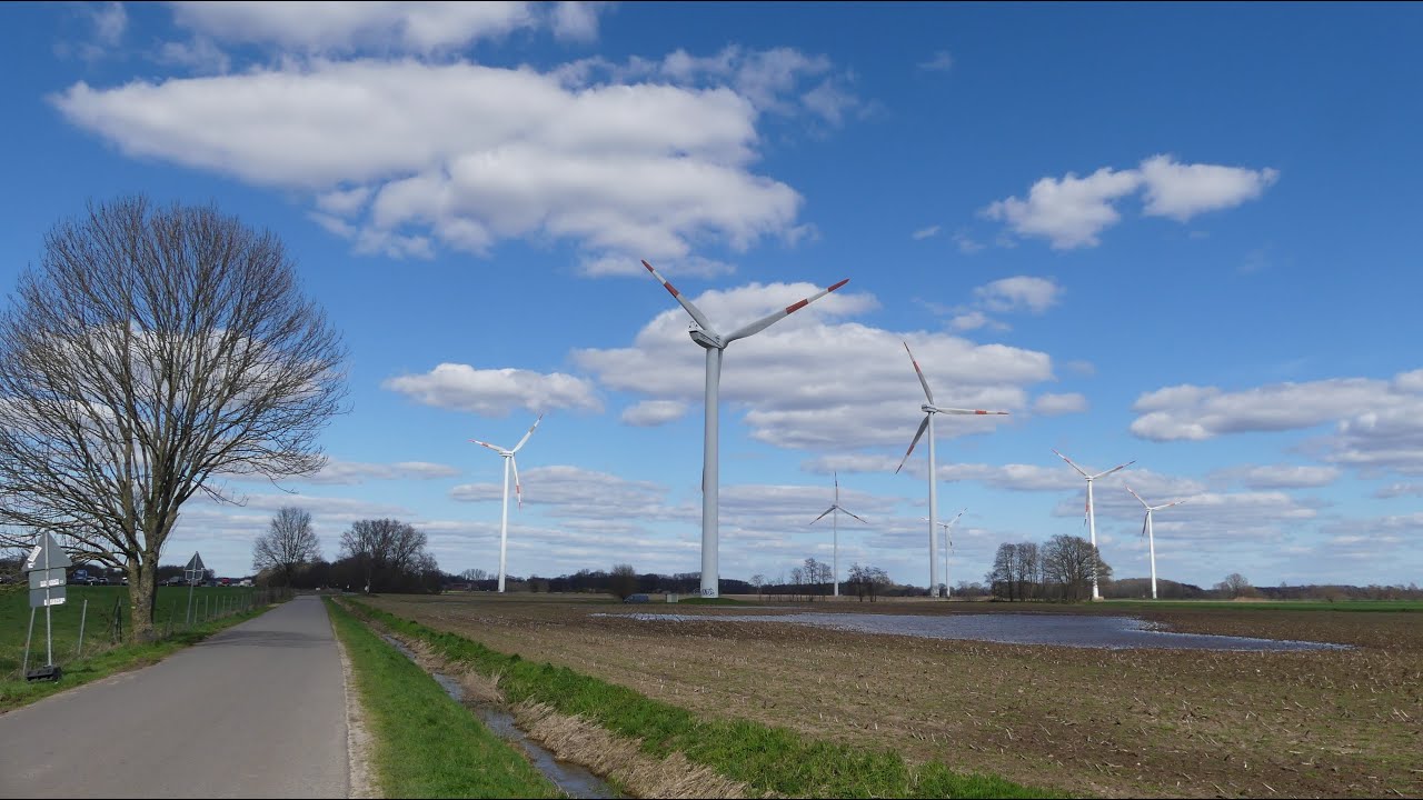Wind farm Lohne Dinklage with Vestas V80 and REpower MD77 on 61,5m hub height