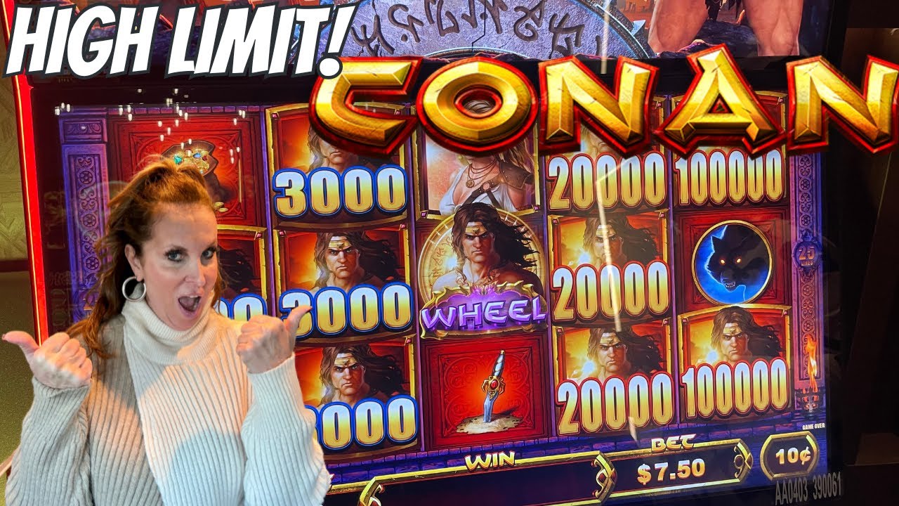 I Hit EVERY Bonus on The HIGH LIMIT CONAN Slot! Beginners Luck?