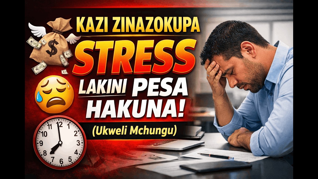 Kazi Zinazokupa Stress Kali Kila Siku Lakini Pesa Hakuna (Ukweli Mchungu)