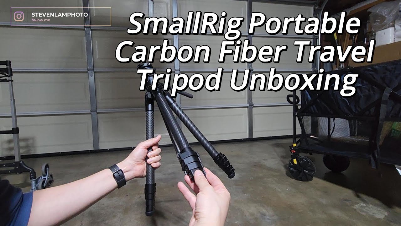 Smallrig Carbon Fiber Travel Tripod - Peak Design Video Replacement Tripod