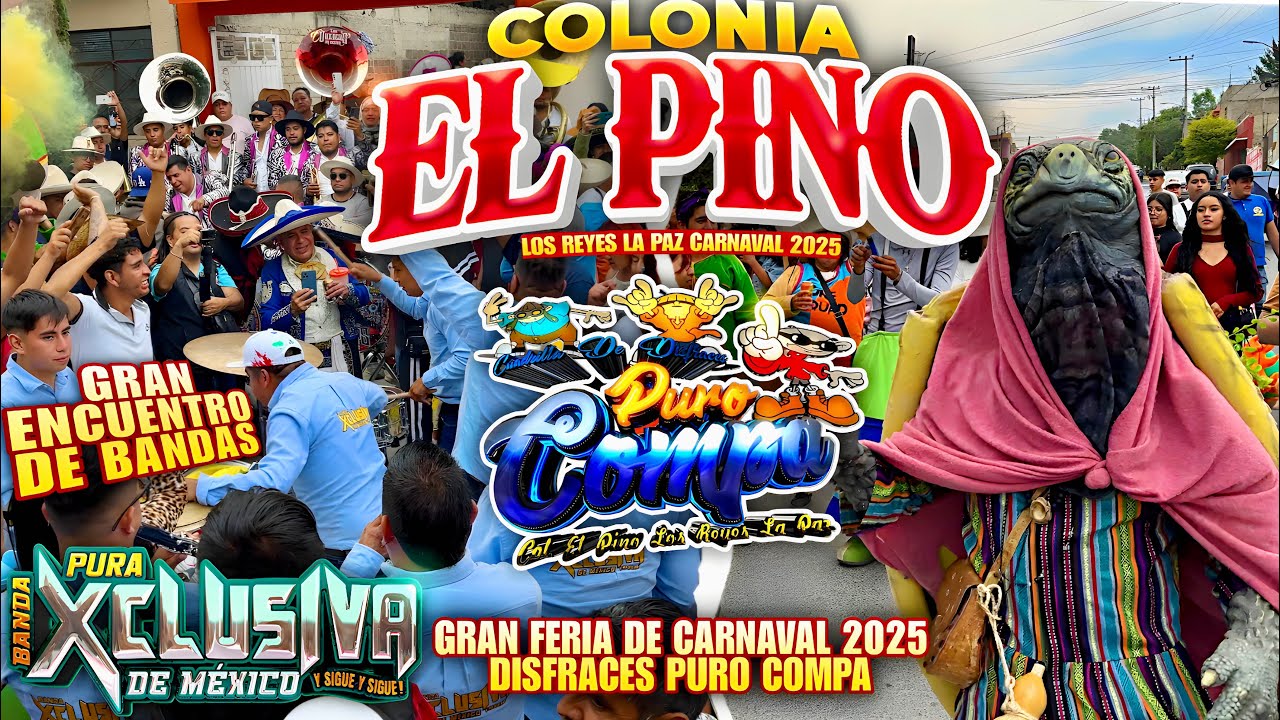 Carnaval De La Colonia El Pino Los Reyes La Paz 2025 | Disfraces Puro Compa