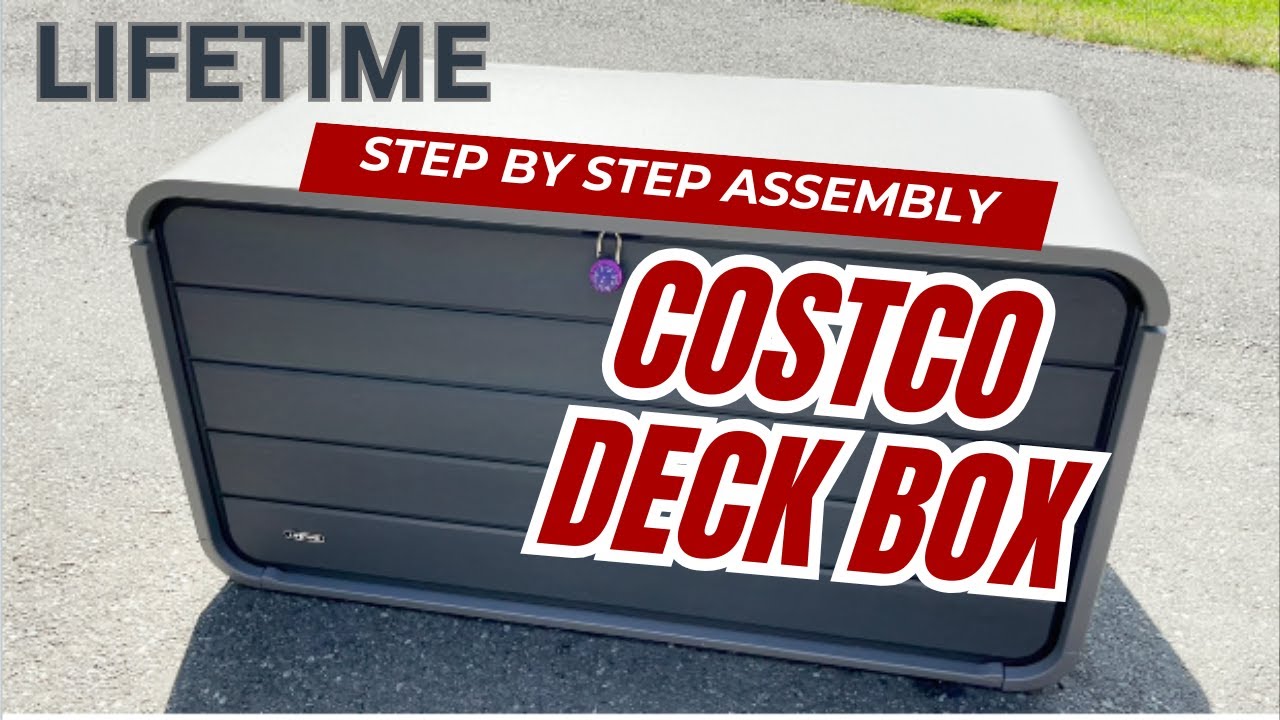 Assemble Your Costco Lifetime Deck Box in Minutes! | Easiest Step-by-Step Tutorial Guide