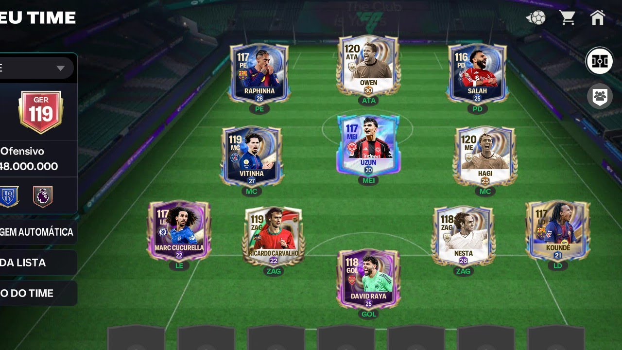 JOGANDO 1 HORA DE FC MOBILE 26 | 10 VITORIAS SEGUIDAS | BROTA | TREINO