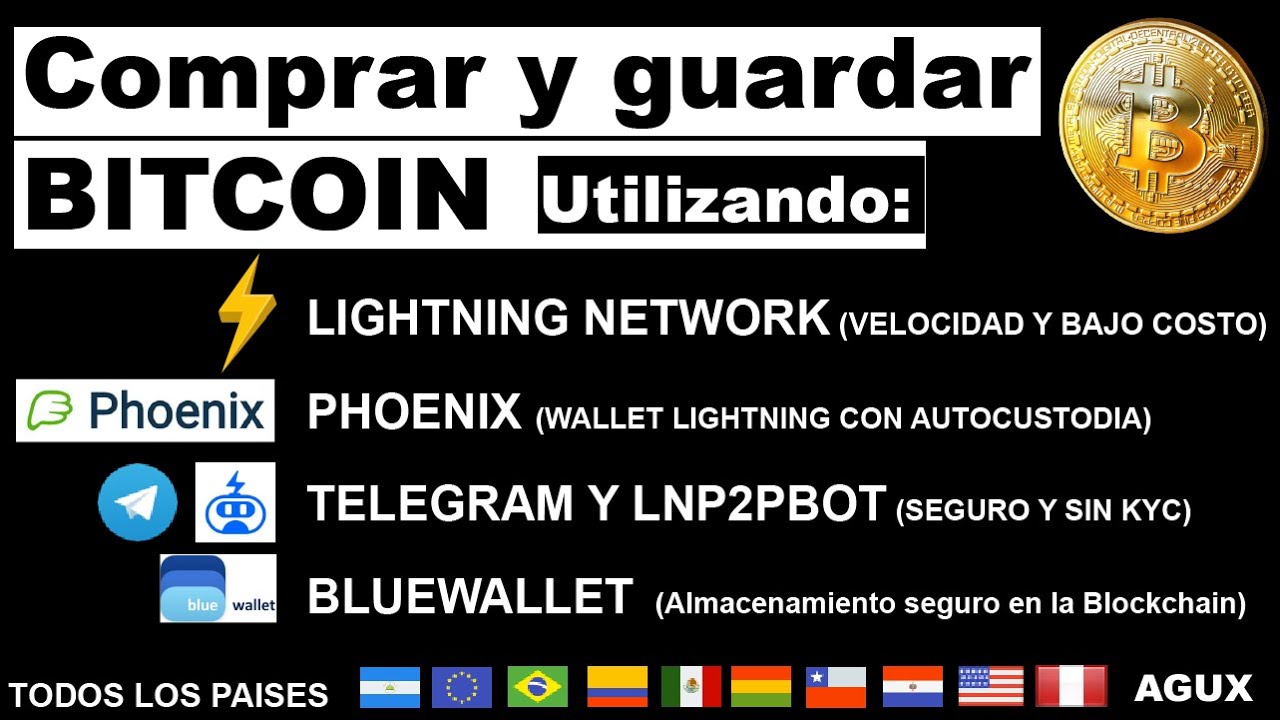 Cómo comprar y guardar Bitcoin. Seguro, bajo costo y autocustodia. Con Phoenix/ @lnp2pbot/BlueWallet