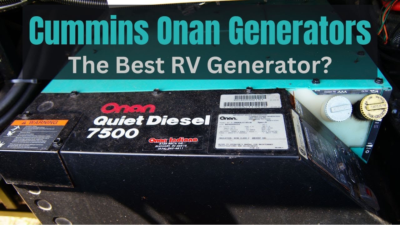 Cummins Onan Generators - Are They The Best RV Generator Made?