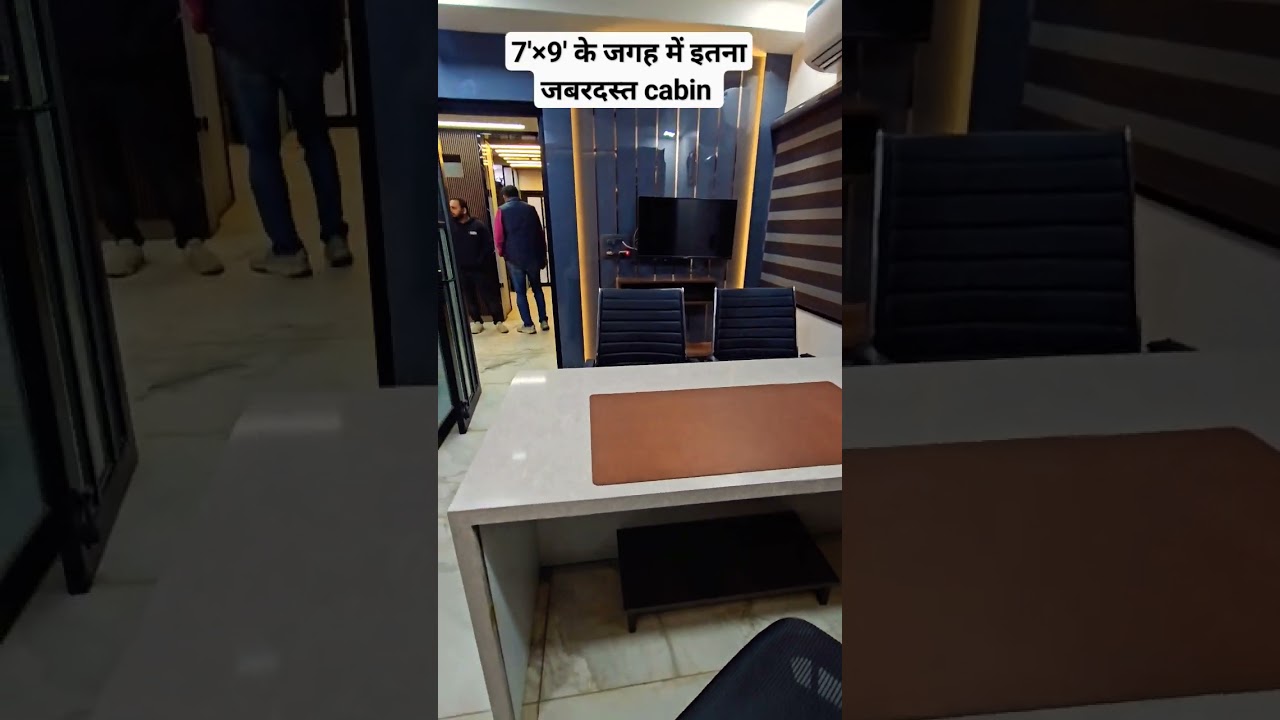 7'&times;9' ka jabardast cabin! small cabin design!#interiordesign #officedesign #youtubeshorts