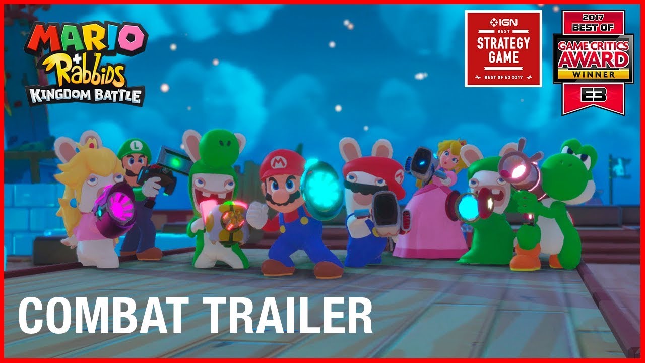 Mario + Rabbids Kingdom Battle: Combat | Gameplay Trailer | Ubisoft [NA]