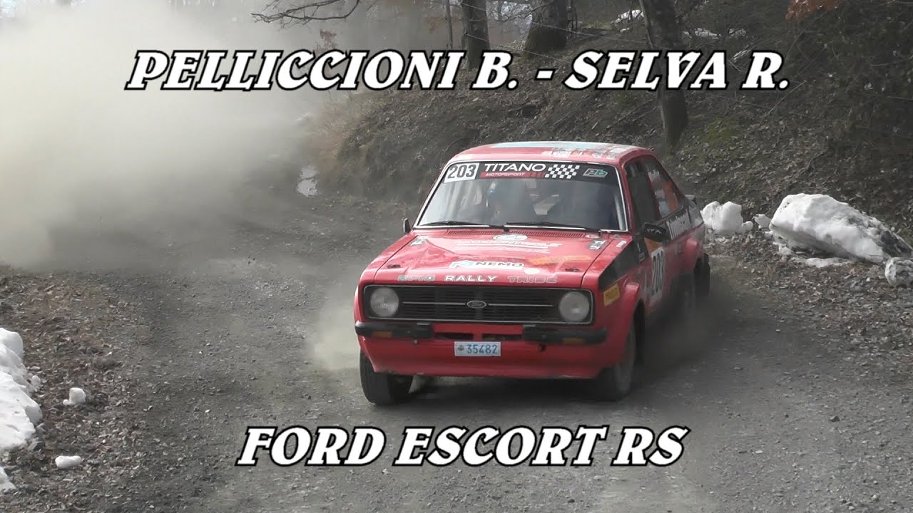 RALLY STORICO VALLE DEL TEVERE 2023 | PELLICCIONI B. - SELVA R. | FORD ESCORT RS | VIDEOCLIP