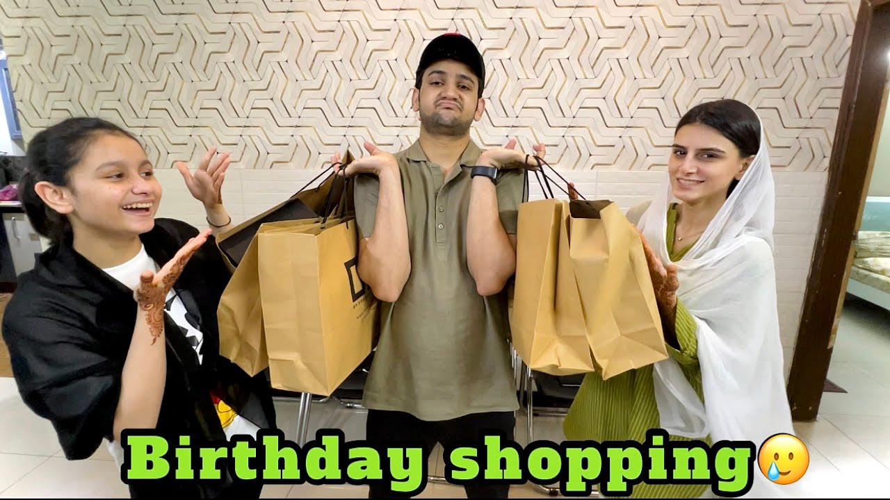 Отправляйтесь за покупками к своему дню рождения.
