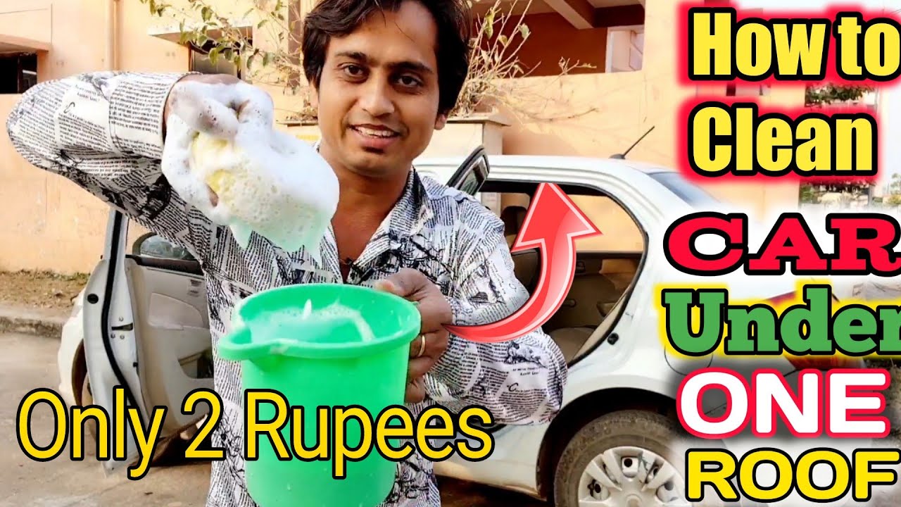 How to Clean car under one roof | car roof cleaning at home with easy tips