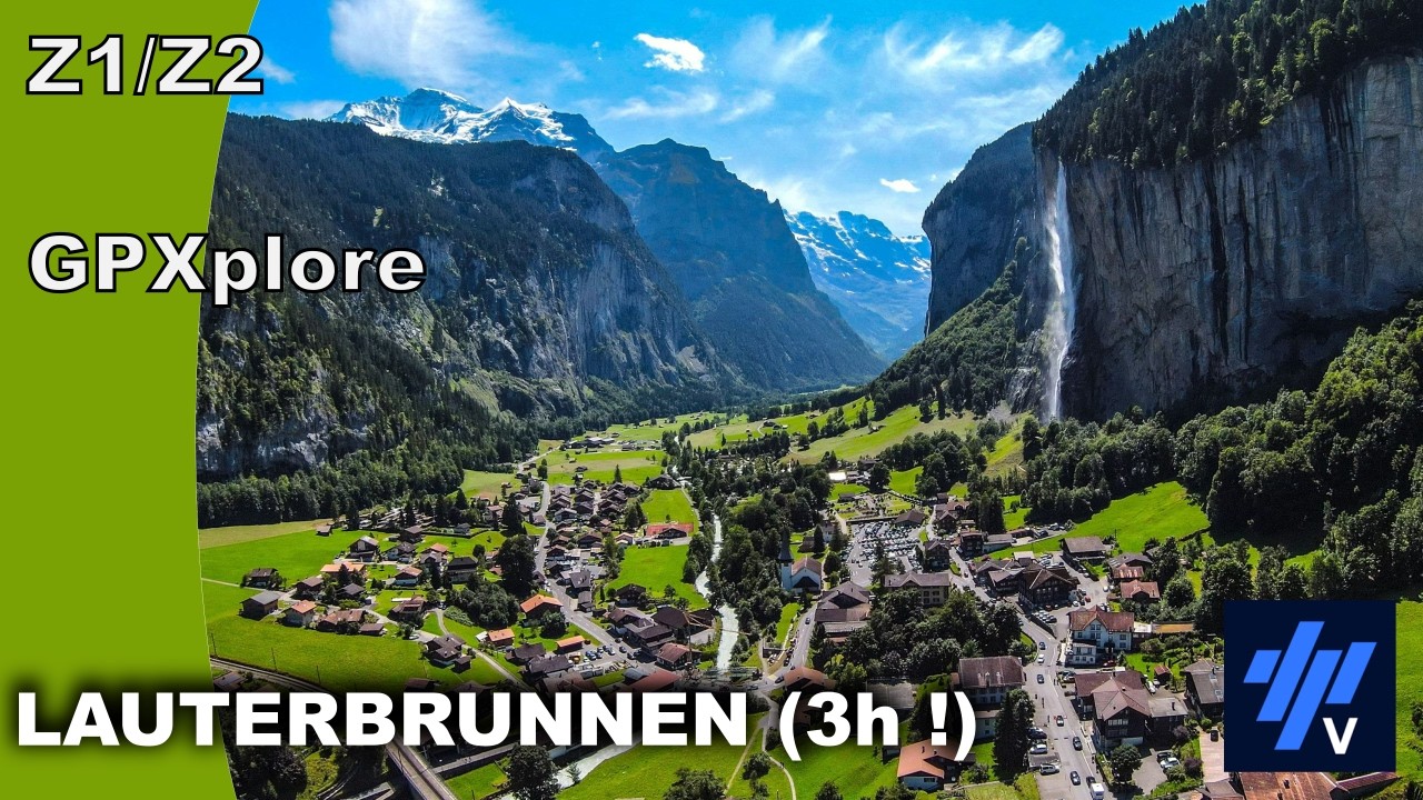 GPXplore sur TPV : la Suisse de Lausanne vers Lauterbrunnen en passant par le lac de Thoune