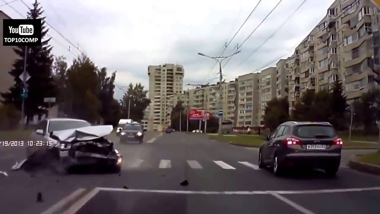 Russian Road Rage and Car Crash Accidents Dash Cam Compilation 2015 HD 003