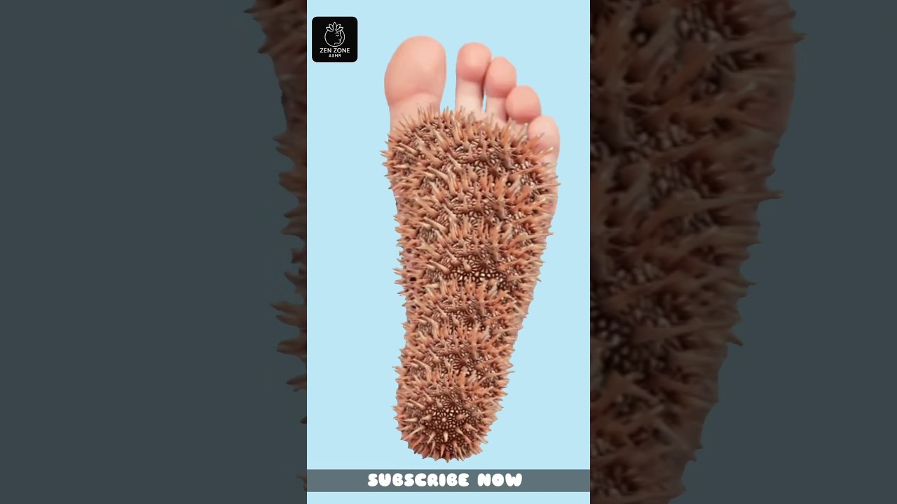 FOOT DEEP CLEANING | ASMR ANIMATION | ASMR TREATMENT VIDEO 