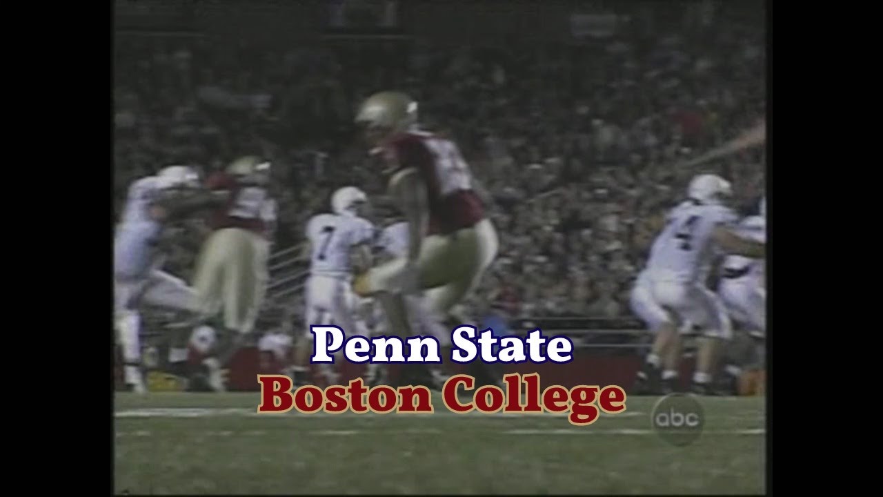 Penn State at Boston College 2004 GAME STORY