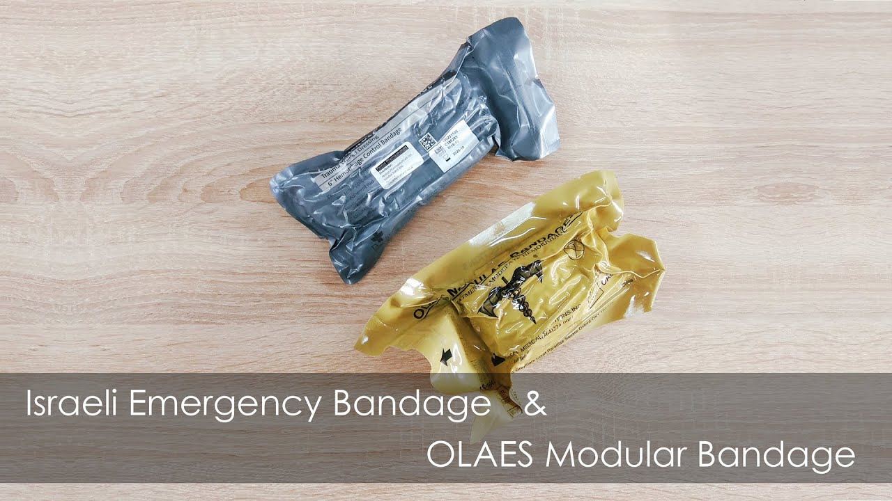 Παρουσίαση του OLAES MODULAR BANDAGE & του ISRAELI EMERGENCY BANDAGE (Greek)