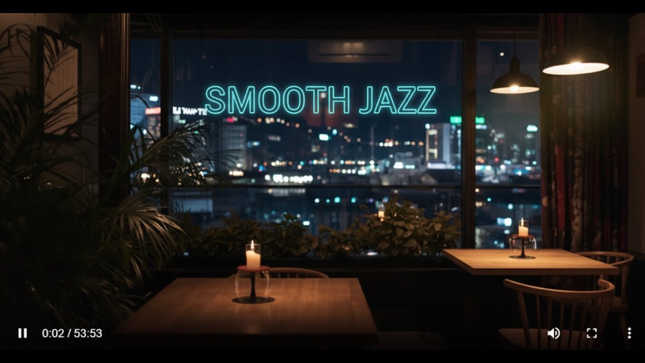 ☕Warm Relaxing Jazz Music with Cozy Coffee Shop for Working, Studying, Sleeping