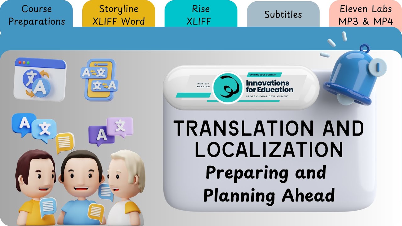 Translation & Localization Pt 1: Prepare Content for XLIFF Export | Articulate Storyline Tutorial