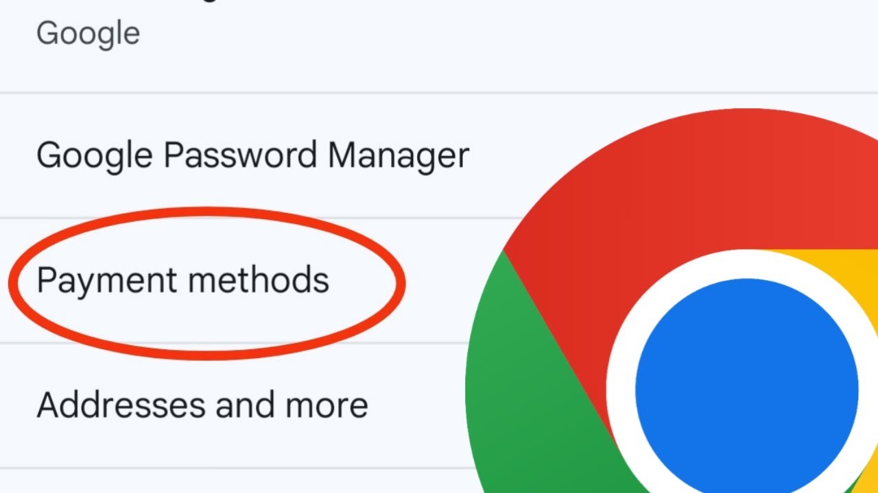 How to Add Payment Methods in Chrome