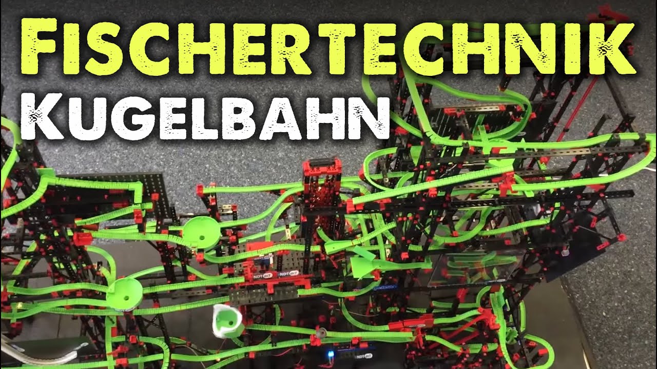 Große Fischertechnik Kugelbahn selbst gebaut
