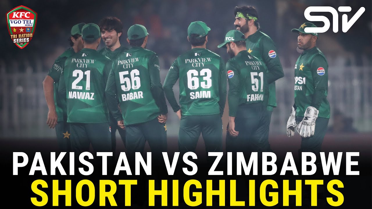 Short Highlights | Pakistan vs Zimbabwe | Match 04 | Tri Nation Series | PCB | M3W1U