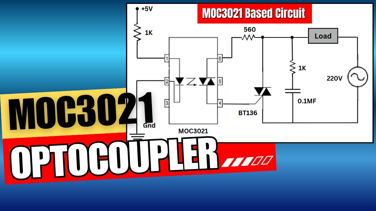 How the MOC3021 Optocoupler Works: A Beginner's Guide!