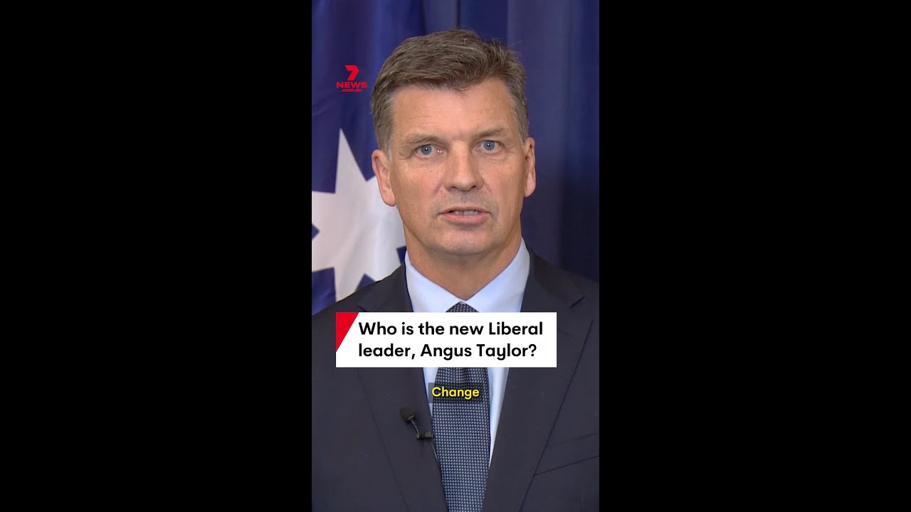 Who is the new Liberal leader, Angus Taylor?