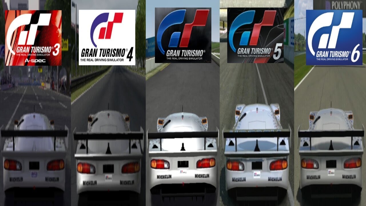 Evolution of the Panoz Esperante GTR-1 Race Car '98 in Gran Turismo