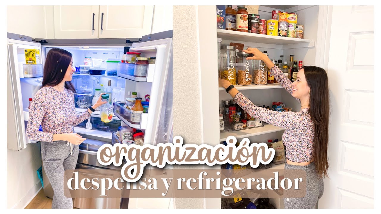 ORGANIZANDO MI CASA: despensa y refrigerador | LIMPIA Y ORGANIZA CONMIGO | Alejandra C Maldonado