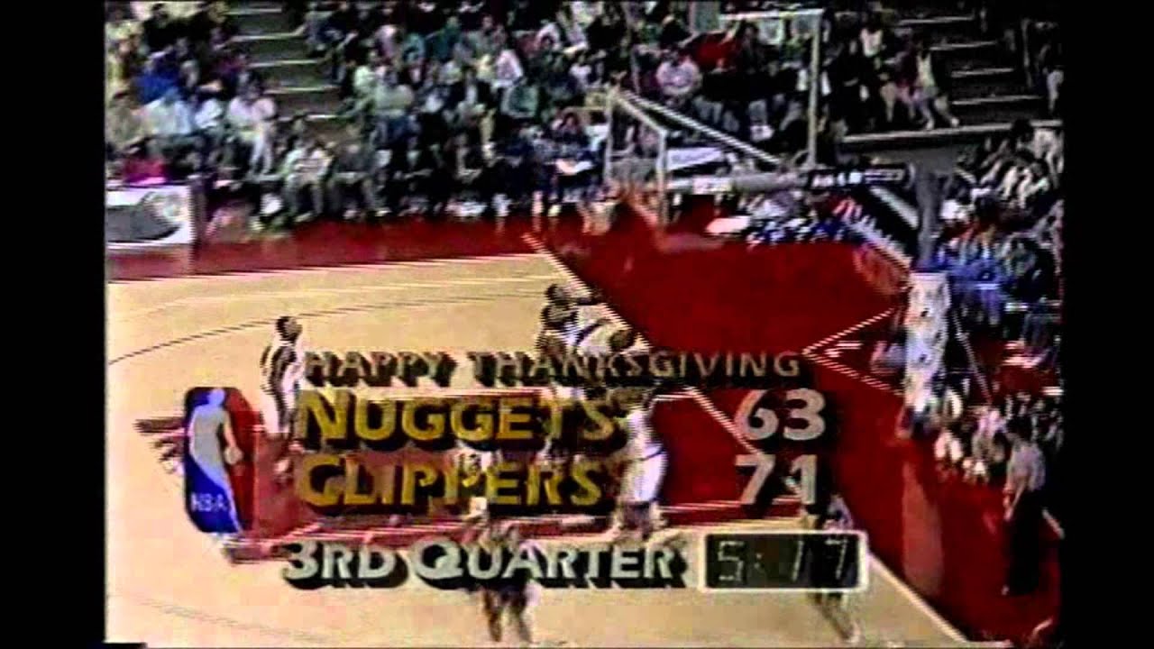 1993 Regular Season Denver@LA Clippers HIGHLIGHTS