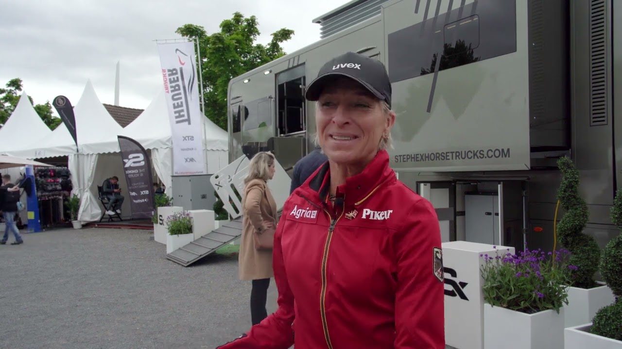 Ingrid Klimke Exclusive Interview at CHIO Aachen: About her Stephex Horsetruck