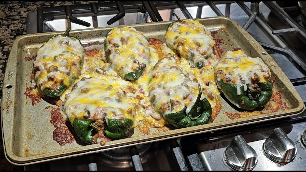 Cheesy Stuffed Poblano Peppers: A Mouthwatering Recipe