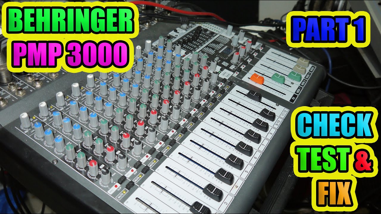 BEHRINGER PMP 3000 Powermixer Strikes Again pat1