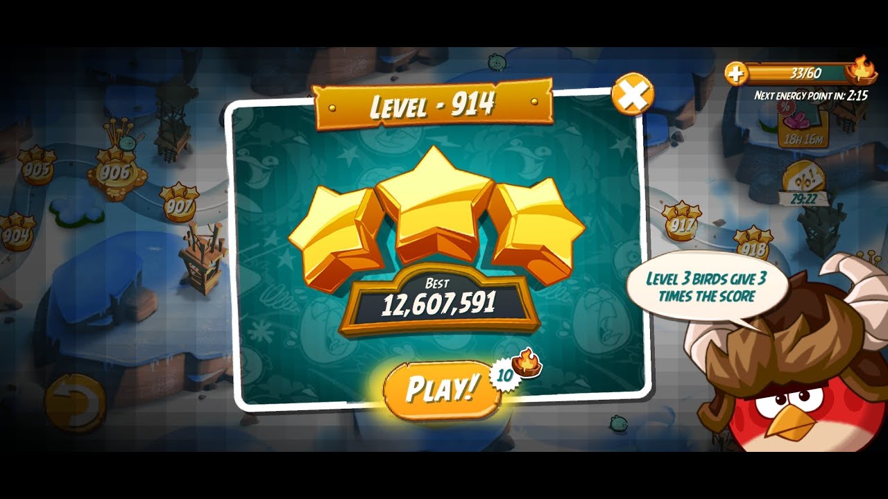 Angry Birds 2 | Rescuer | Level 914 | Hitting Fun | Angry Bird 2 Show